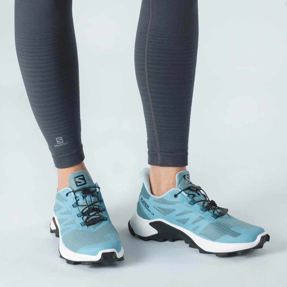 Blue Salomon Supercross 3 Women's Trail Running Shoes | 807425SWI