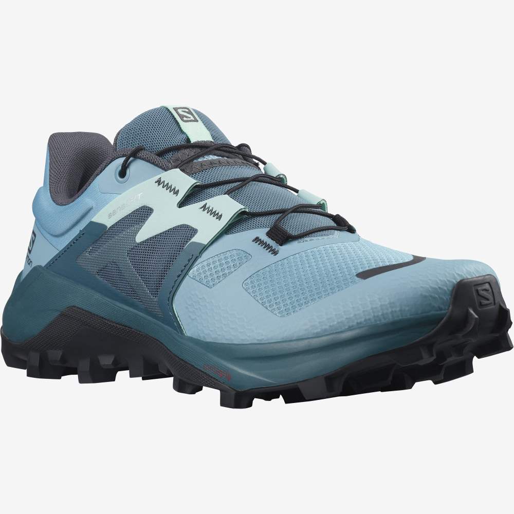 Blue Salomon Wildcross 2 Women's Trail Running Shoes | 482953YGU