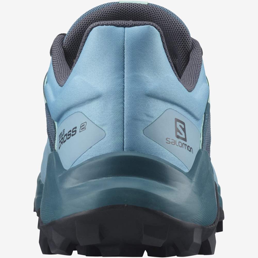 Blue Salomon Wildcross 2 Women's Trail Running Shoes | 482953YGU