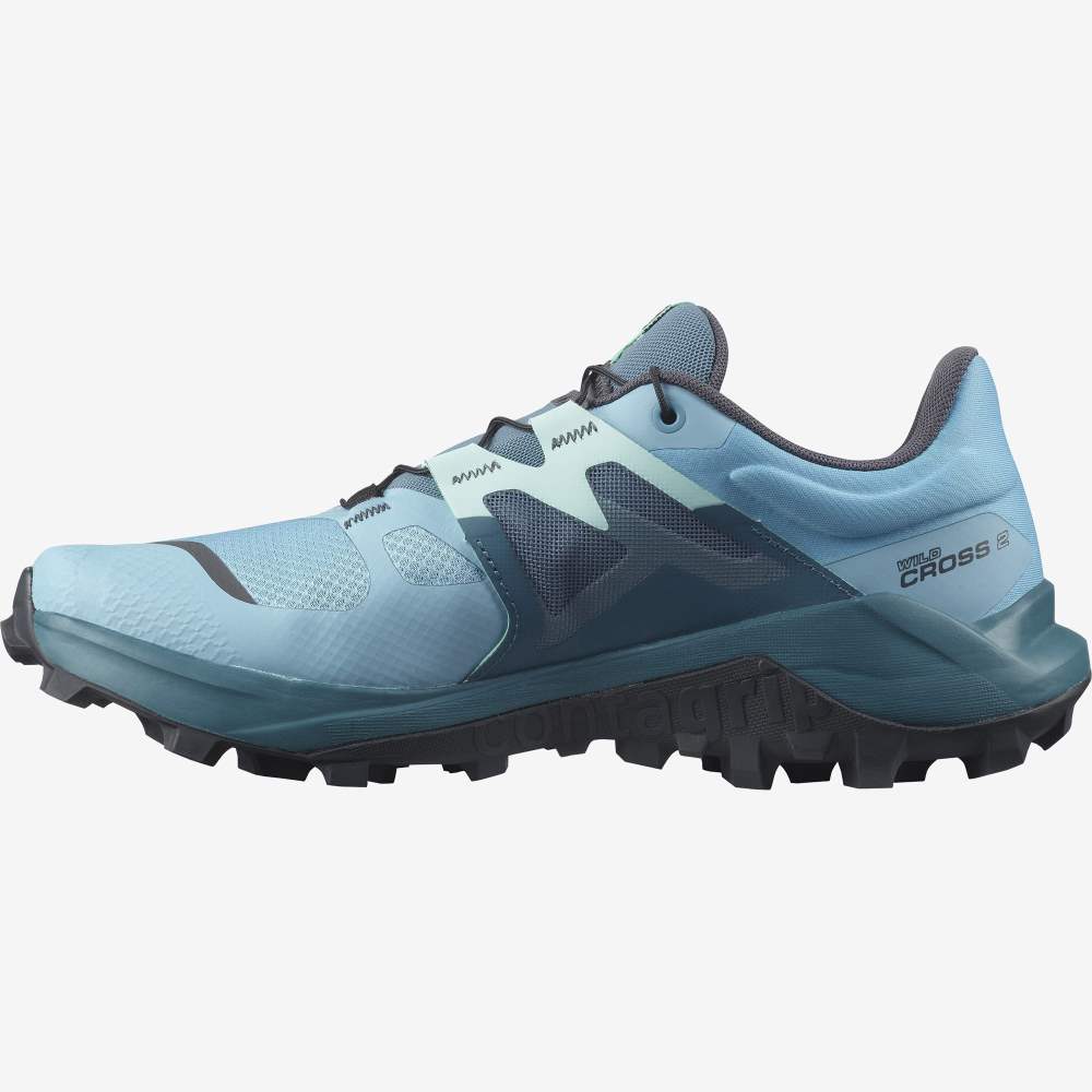 Blue Salomon Wildcross 2 Women's Trail Running Shoes | 482953YGU