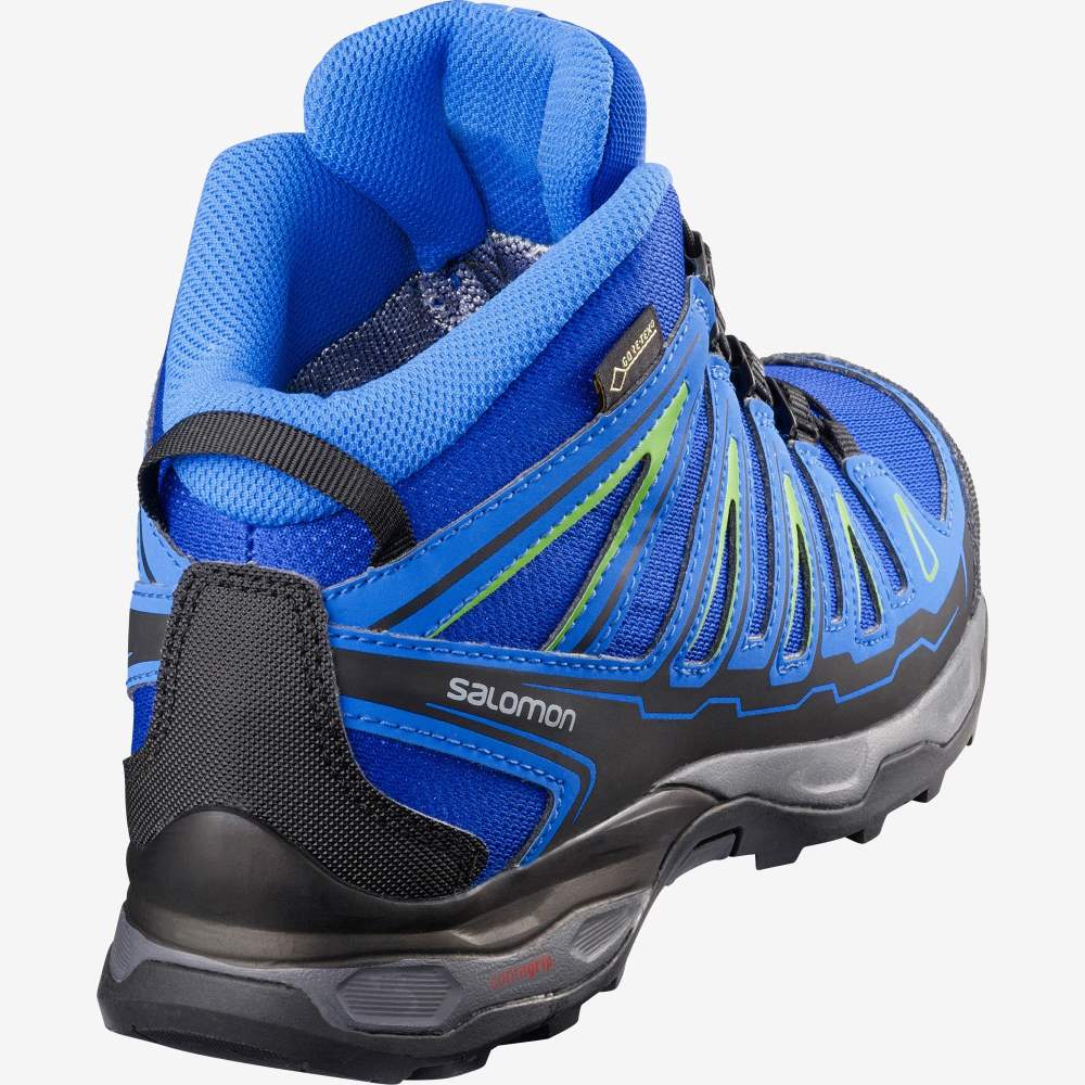 Blue Salomon X-Ultra Mid Gore-Tex Kids' Hiking Shoes | 960273MNL