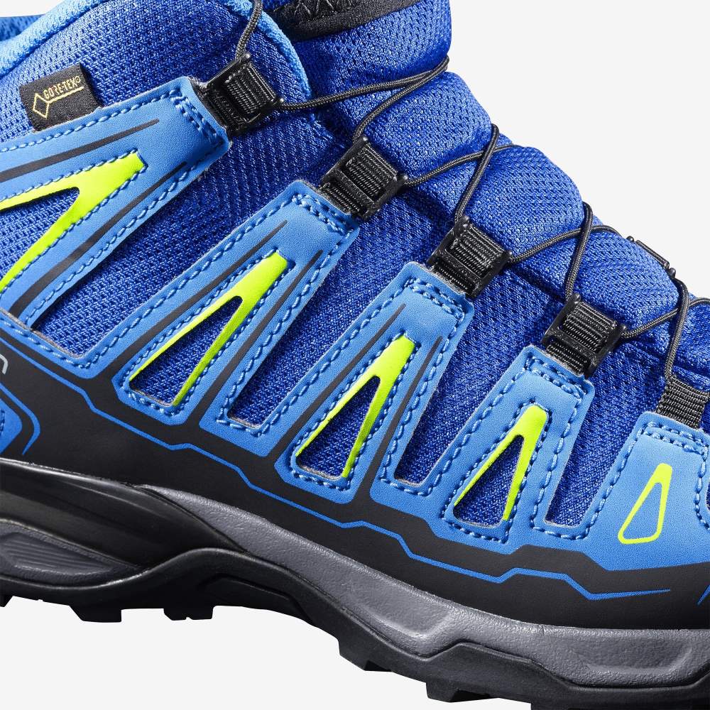 Blue Salomon X-Ultra Mid Gore-Tex Kids' Hiking Shoes | 960273MNL