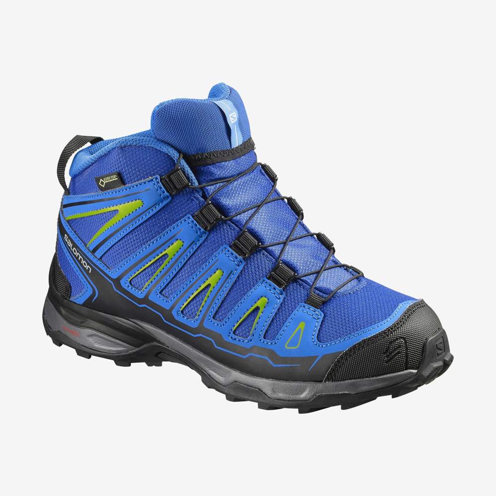 Blue Salomon X-Ultra Mid Gore-Tex Kids\' Hiking Shoes | 960273MNL