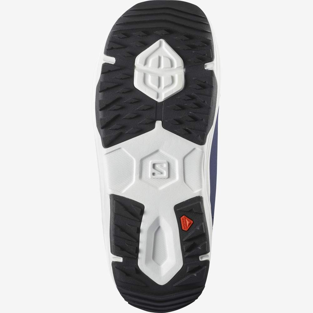 Blue White Salomon Kiana Dual Boa Women's Snow Boots | 362405UNS