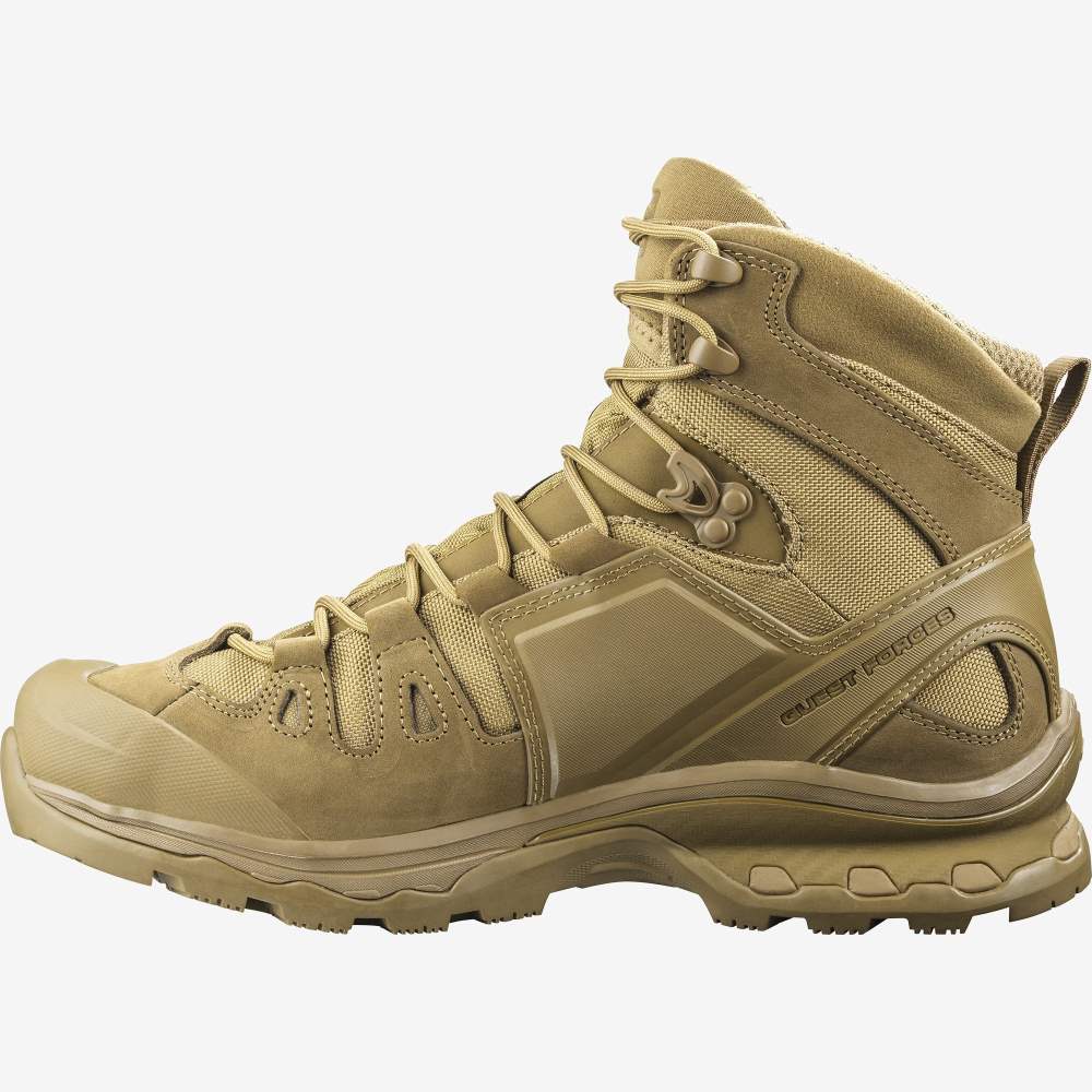 Brown Salomon Quest 4d Forces 2 Men's Trail Running Shoes | 835760ZKA
