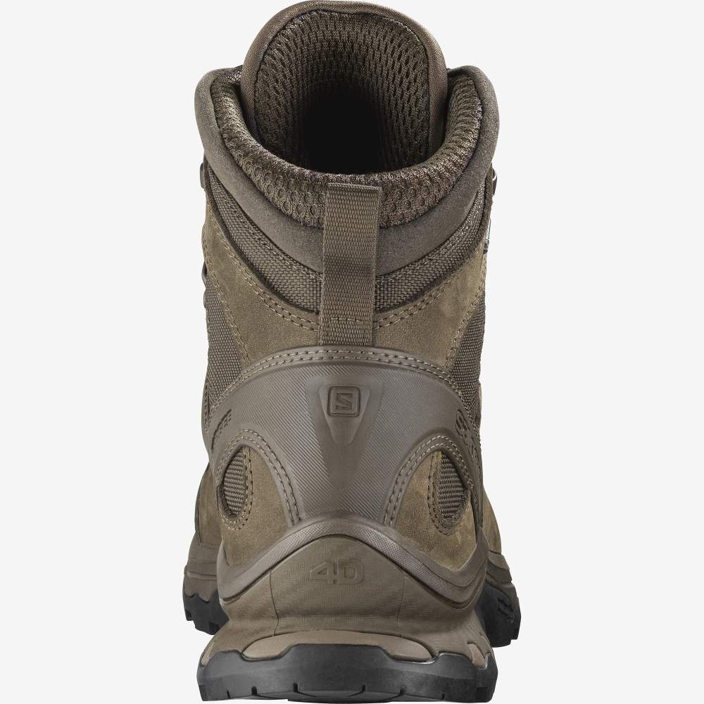 Brown Salomon Quest 4d Gore-Tex Forces 2 Men's Trail Running Shoes | 170368OBW