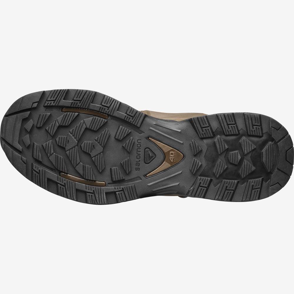 Brown Salomon Quest 4d Gore-Tex Forces 2 Men's Trail Running Shoes | 170368OBW
