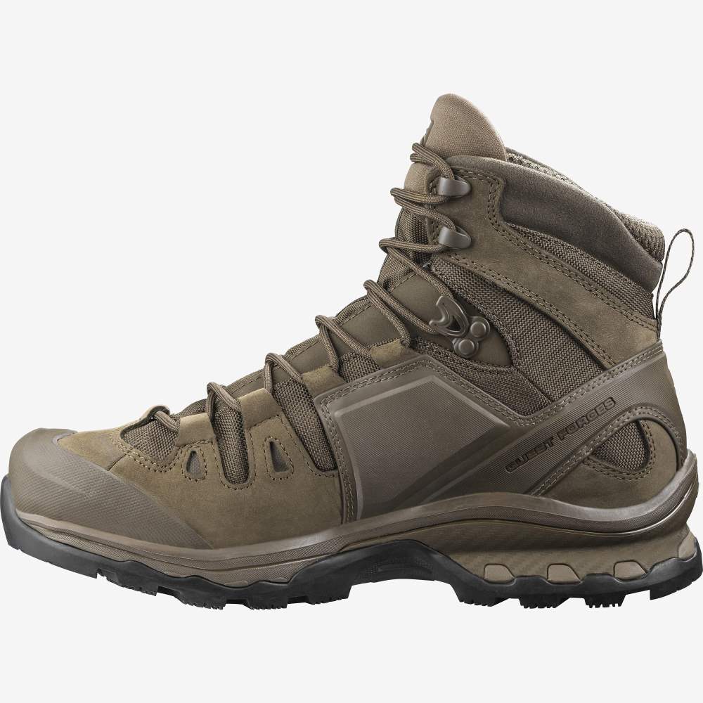 Brown Salomon Quest 4d Gore-Tex Forces 2 Men's Trail Running Shoes | 170368OBW