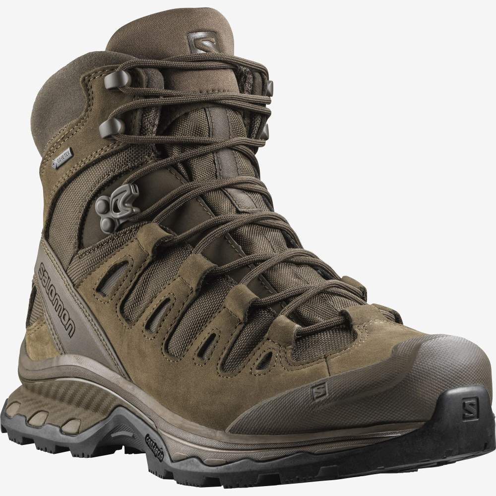 Brown Salomon Quest 4d Gore-Tex Forces 2 Women's Trail Running Shoes | 821095WAX