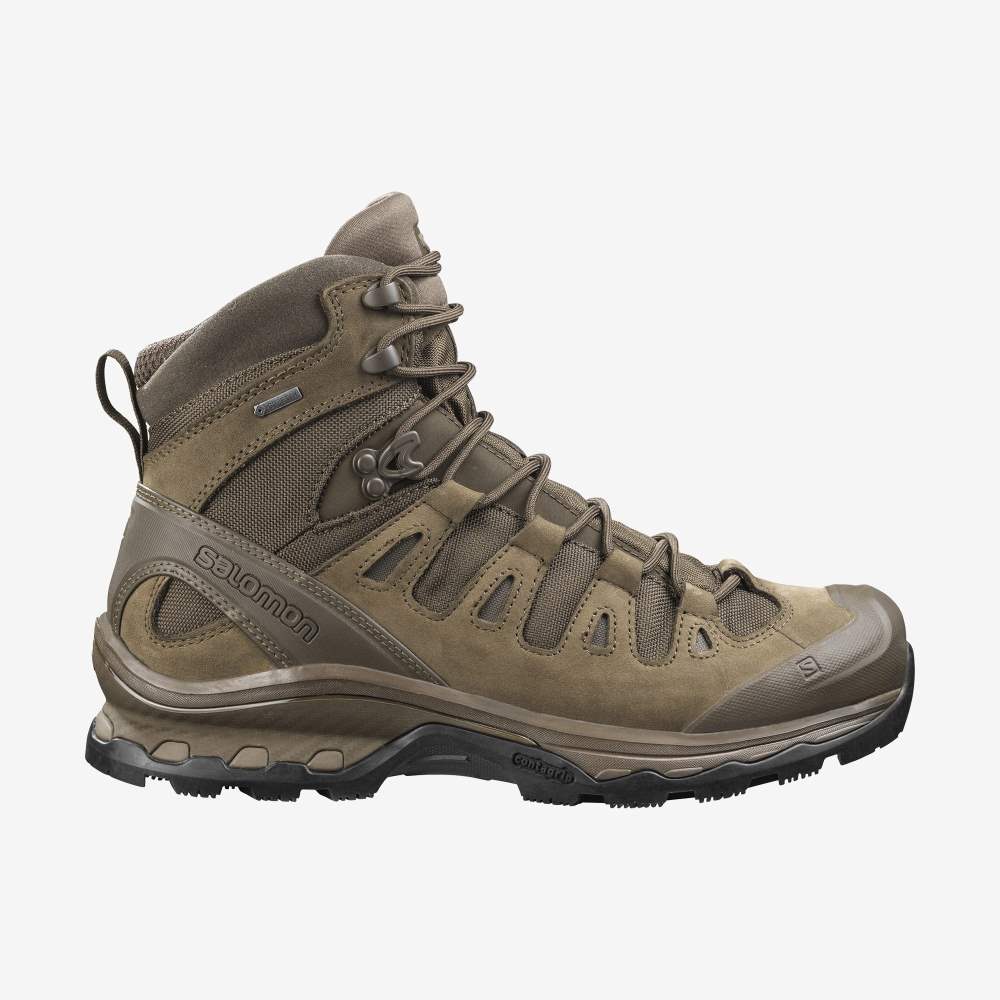 Brown Salomon Quest 4d Gore-Tex Forces 2 Women\'s Trail Running Shoes | 821095WAX