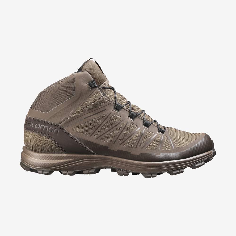 Brown Salomon Speed Assault Men\'s Trail Running Shoes | 012468VGI