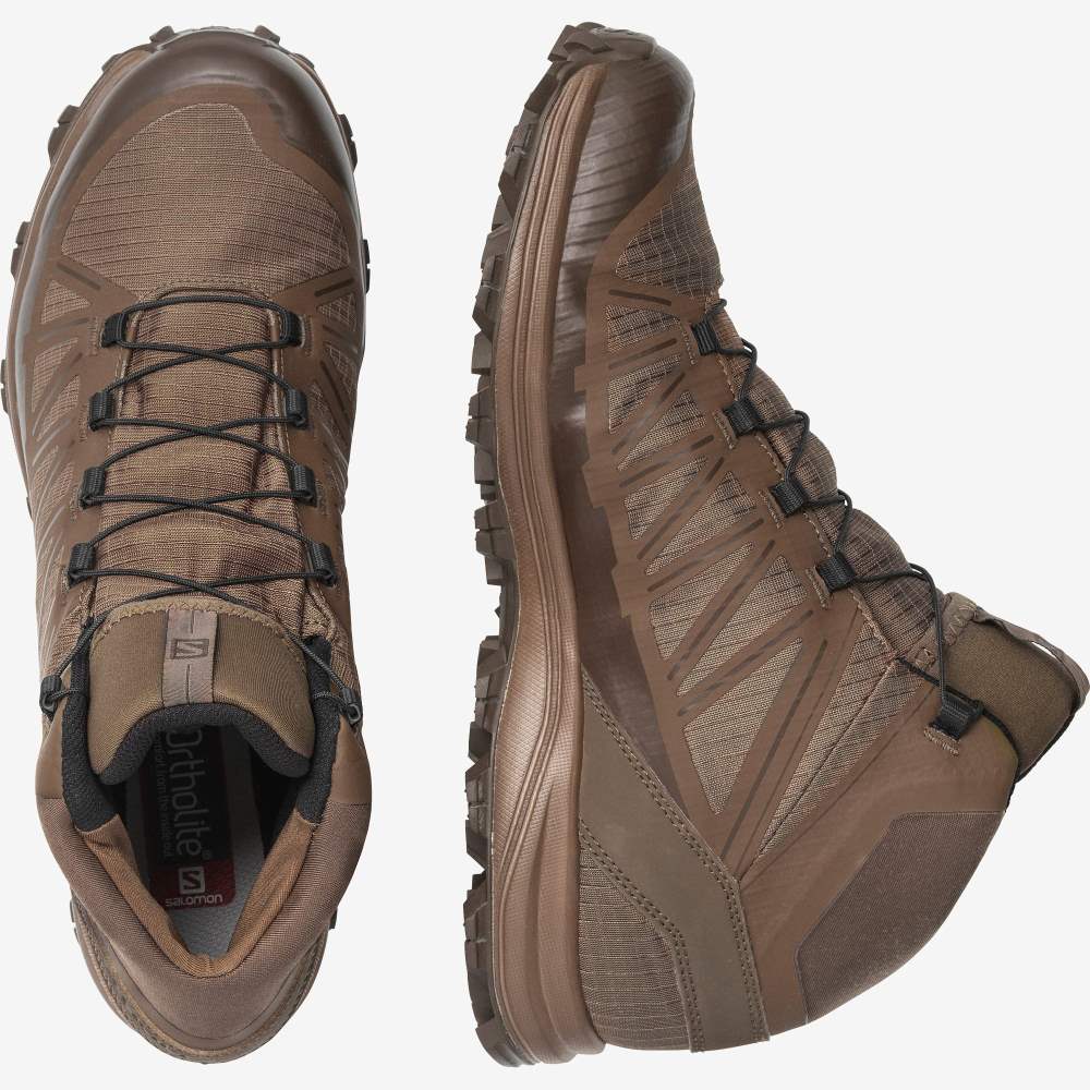 Brown Salomon Speed Assault Women's Trail Running Shoes | 943578THZ