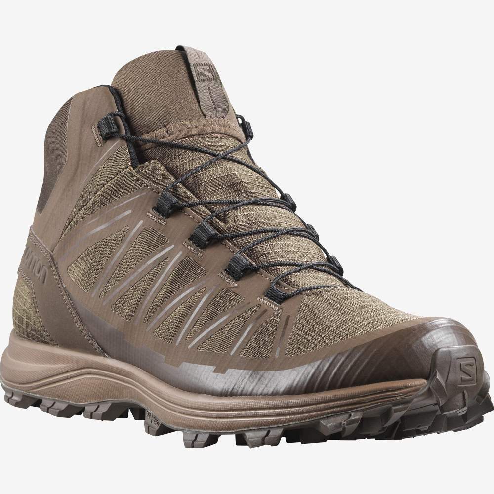 Brown Salomon Speed Assault Women's Trail Running Shoes | 943578THZ