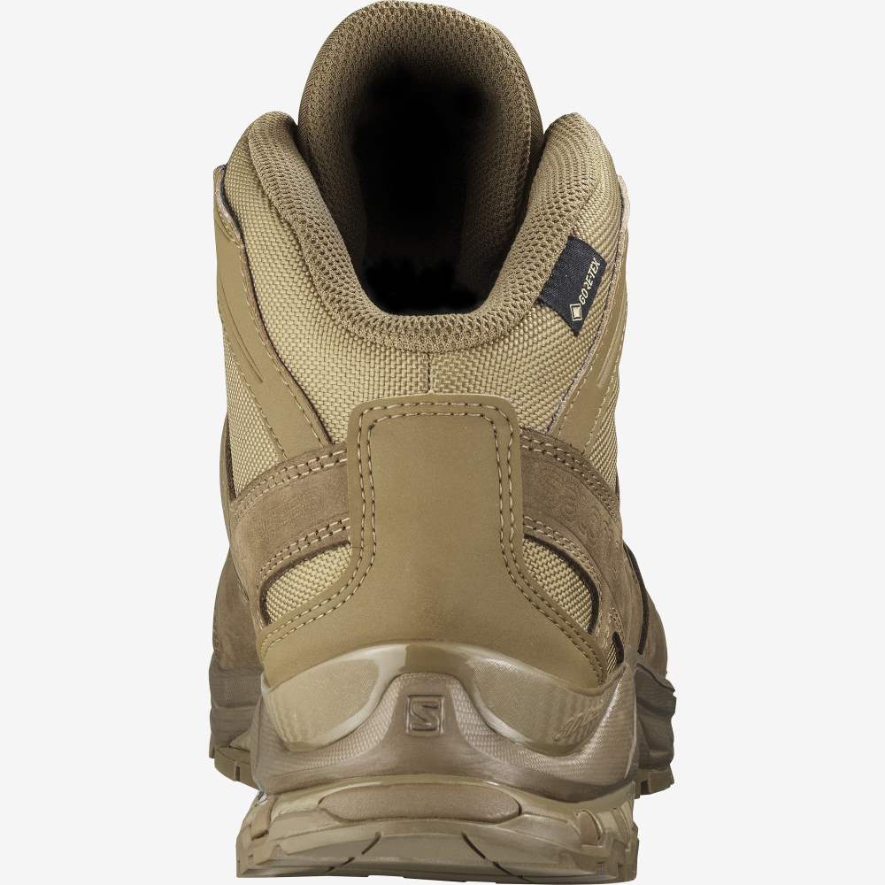 Brown Salomon Xa Forces Mid Gore-Tex Men's Trail Running Shoes | 065982QLX