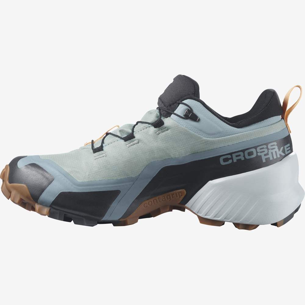 Cream Salomon Cross Hike Gore-Tex Women's Hiking Shoes | 289047BAD