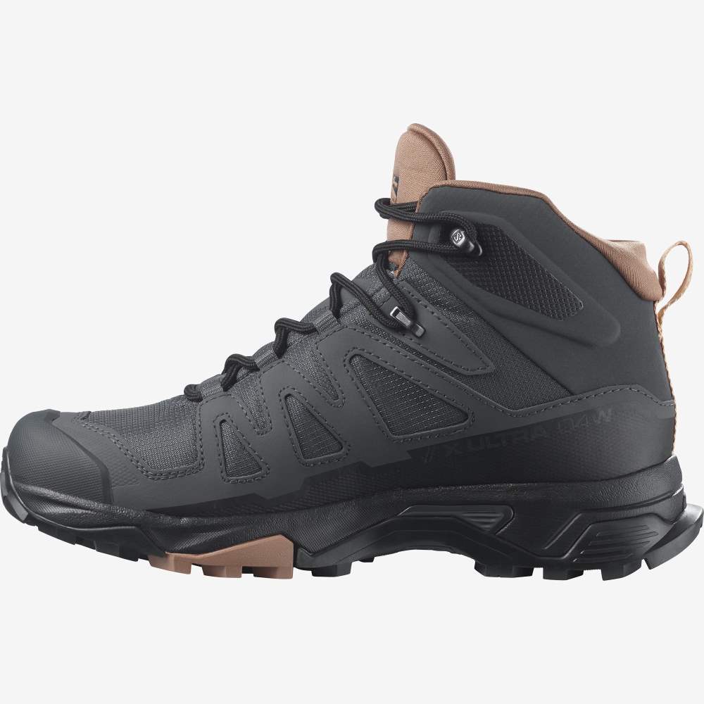 Cream Salomon X Ultra 4 Mid Gore-Tex Women's Hiking Shoes | 579421IOV