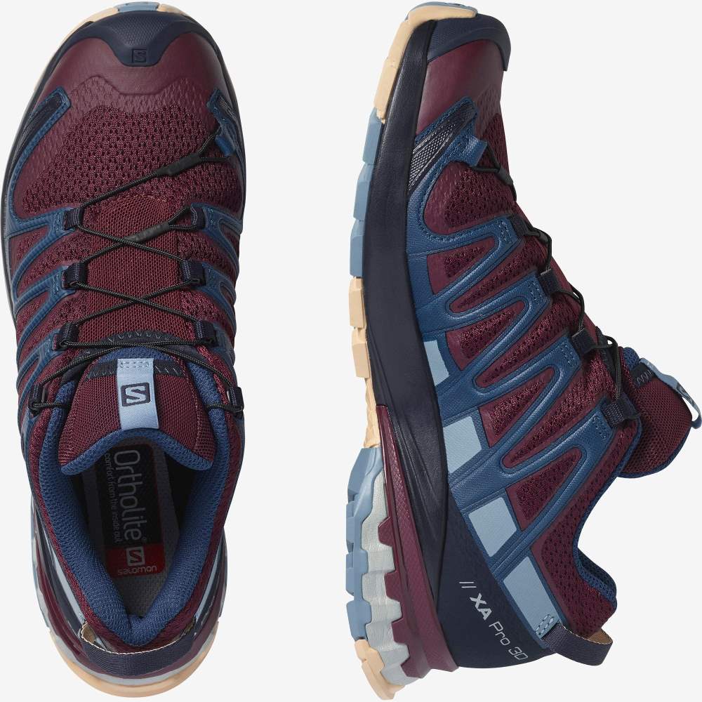 Cream Salomon Xa Pro 3d V8 Women's Hiking Shoes | 650931MZW