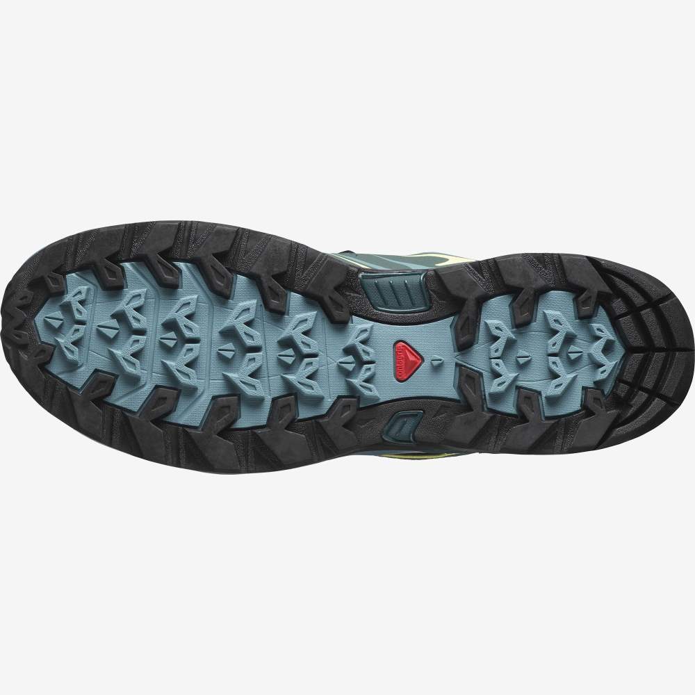 Dark Green Salomon X Ultra 3 Gore-Tex Women's Hiking Shoes | 614239ANP