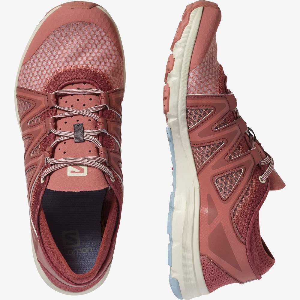 Dark Red Salomon Crossamphibian Swift 2 Women's Water Shoes | 287413FTL