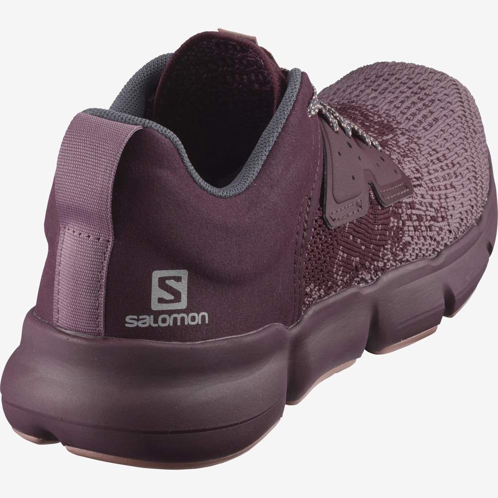 Dark Red Salomon Predict Soc W Women's Running Shoes | 530714LEJ