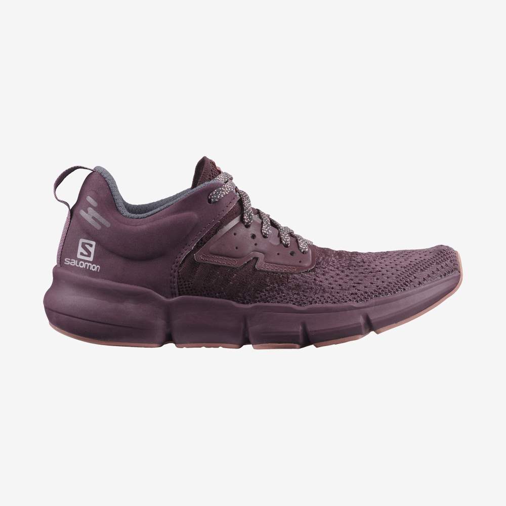 Dark Red Salomon Predict Soc W Women\'s Running Shoes | 530714LEJ