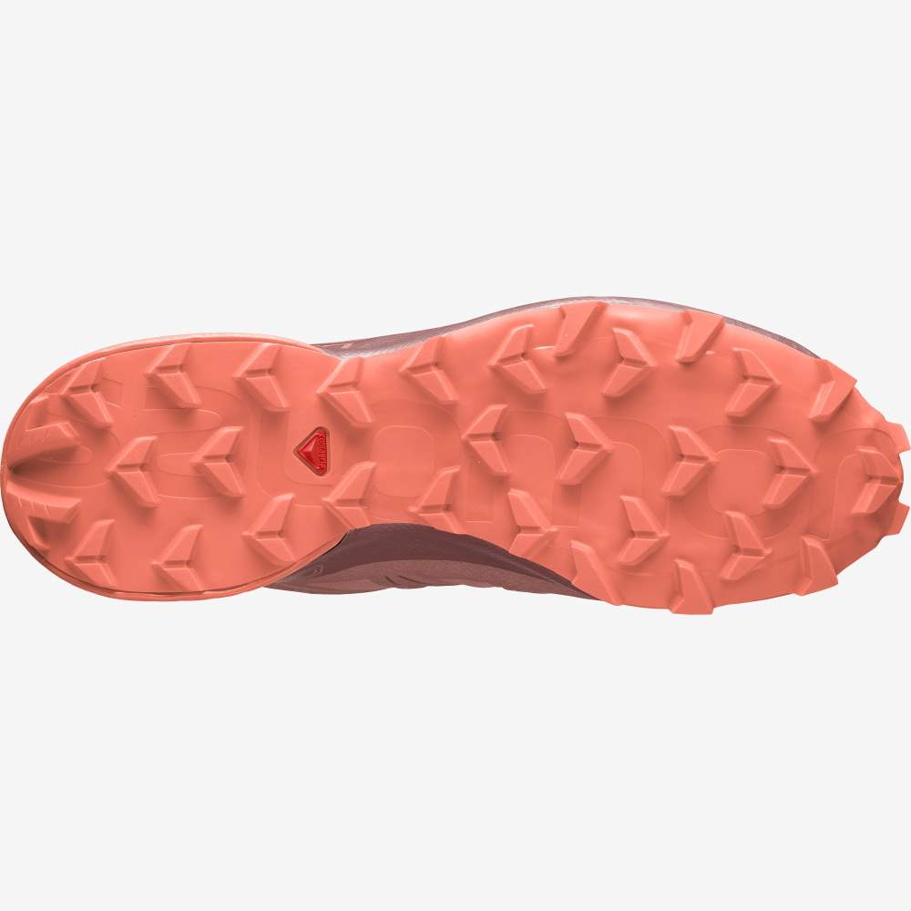 Dark Red Salomon Speedcross 5 Women's Trail Running Shoes | 397618YJD
