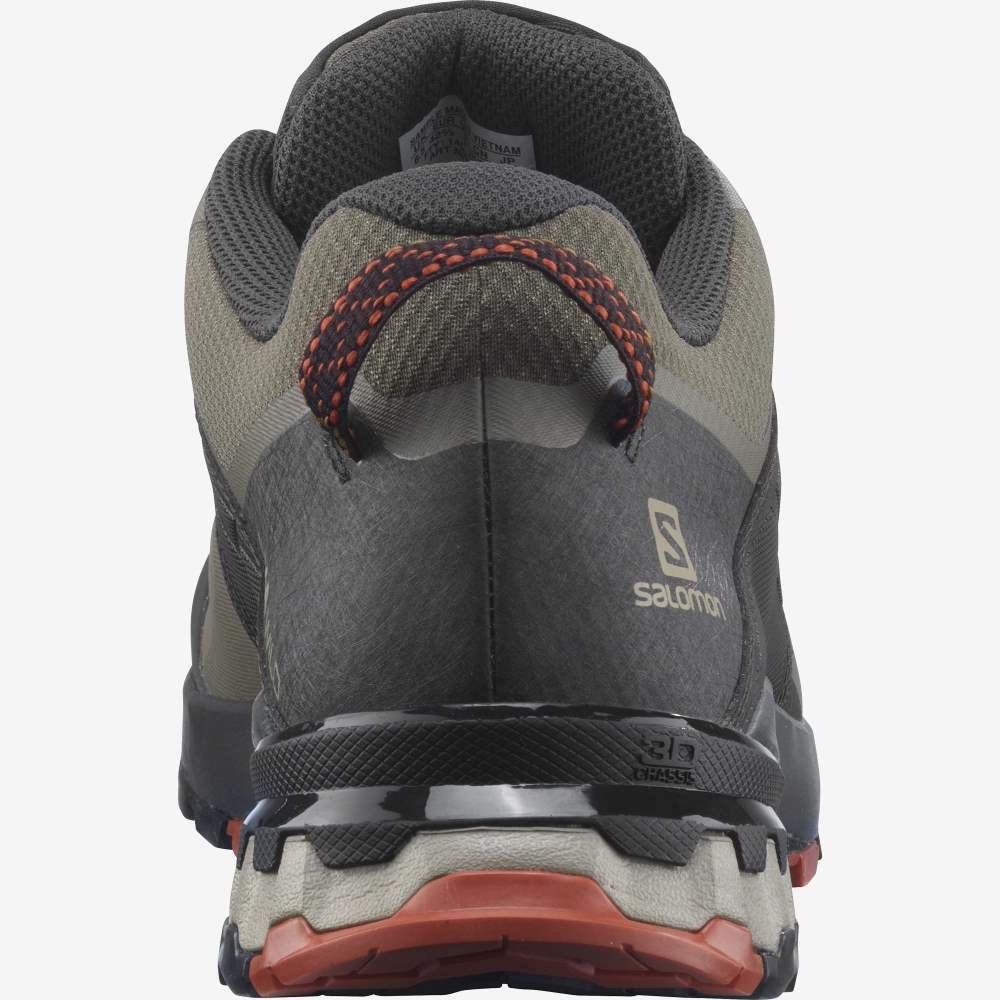 Dark Red Salomon Xa Wild Men's Hiking Shoes | 512083INU
