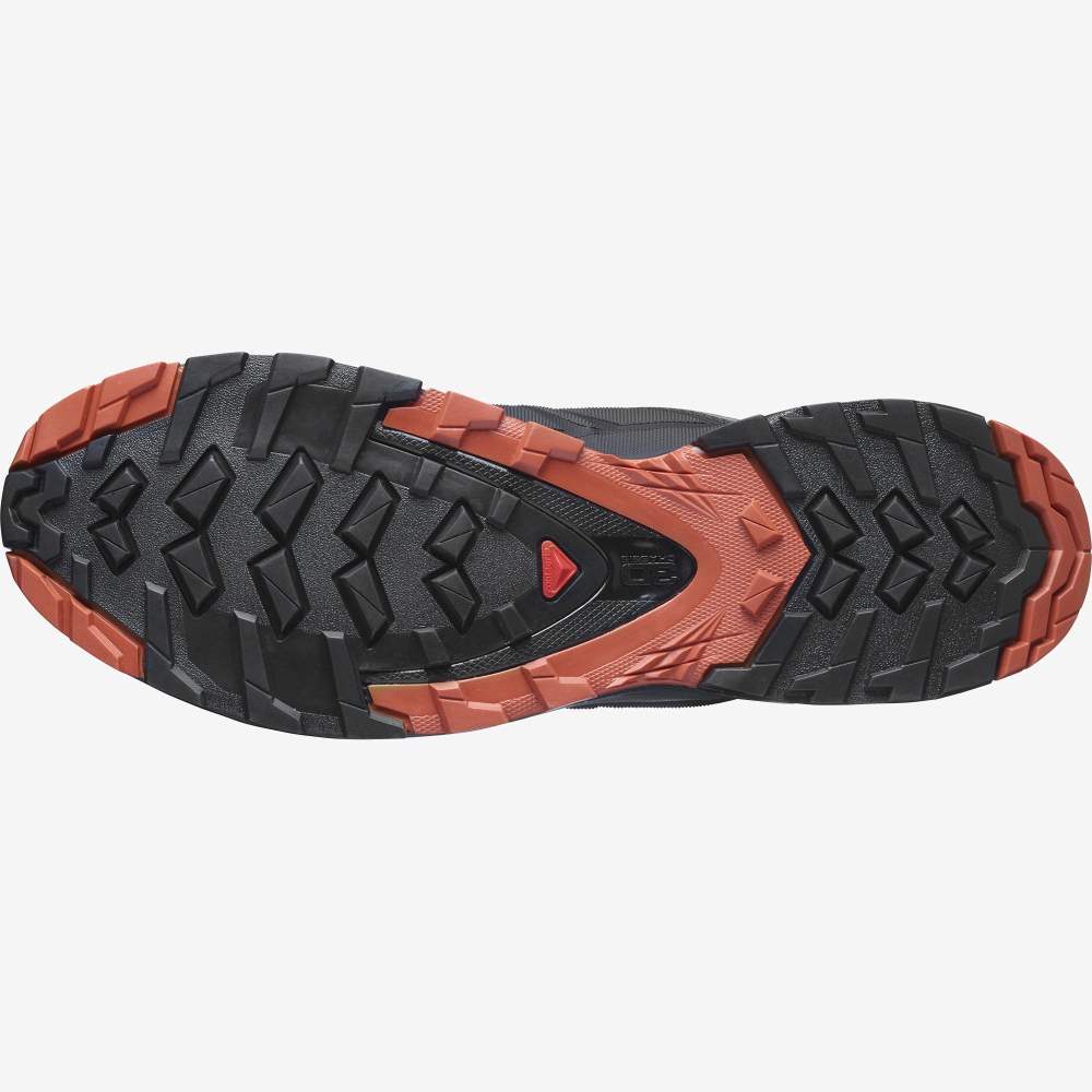 Dark Red Salomon Xa Wild Men's Hiking Shoes | 512083INU