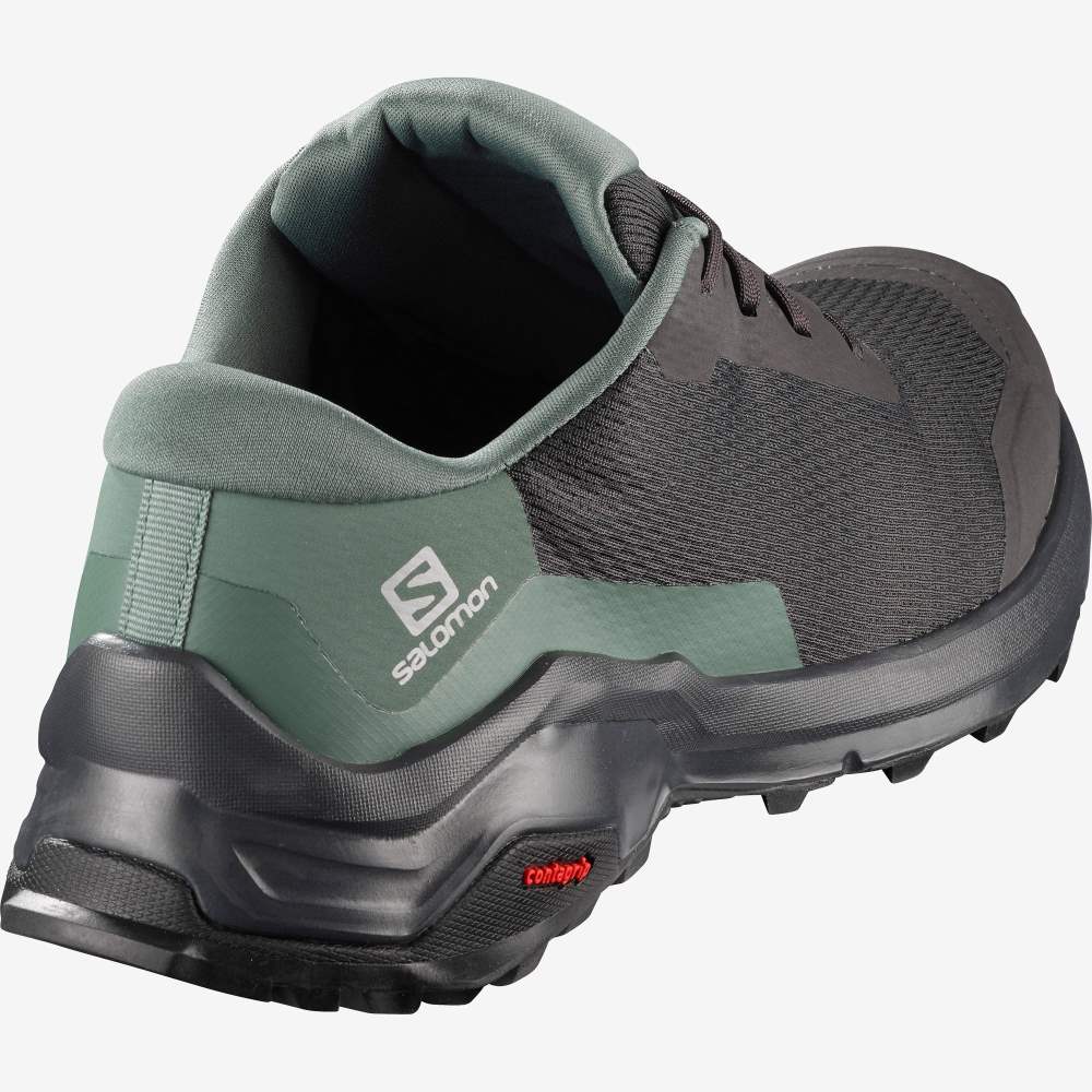 Green Black Salomon X Reveal Women's Hiking Shoes | 892610AMC