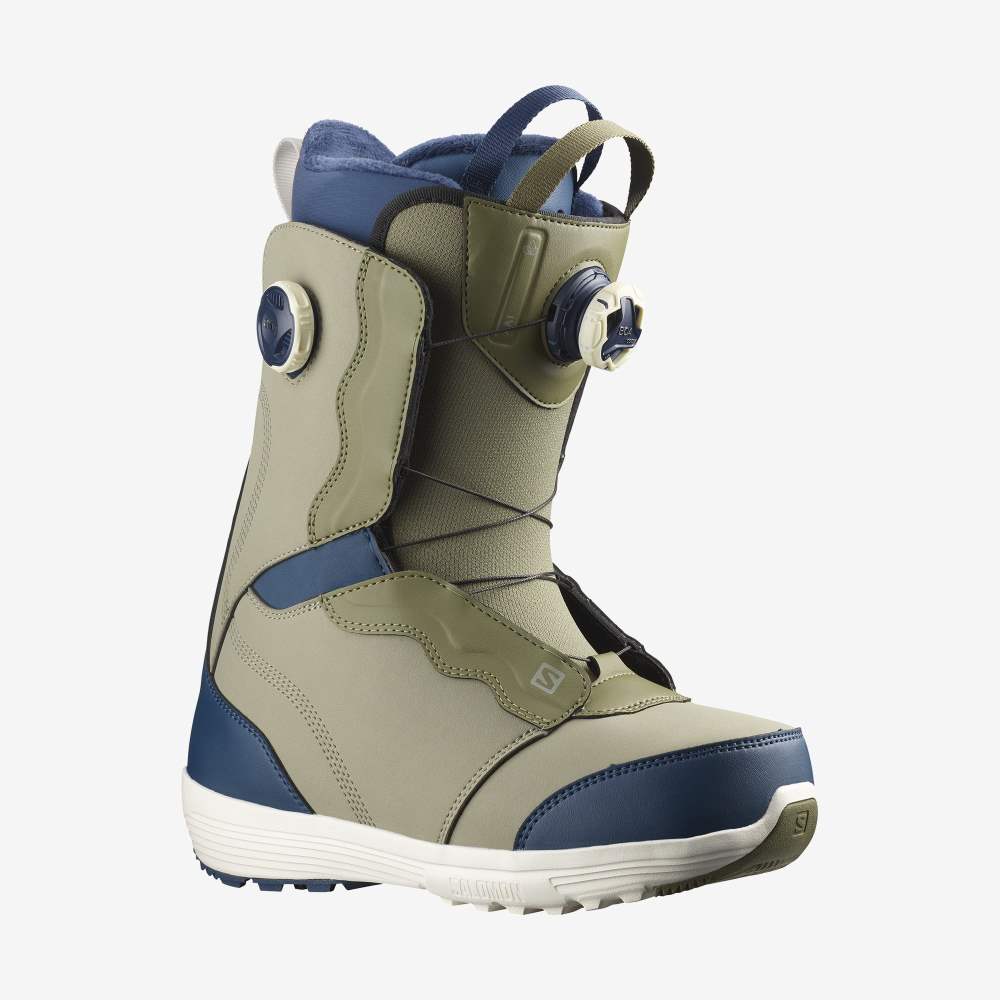 Green Blue Salomon Ivy Boa Women\'s Snow Boots | 231079VON