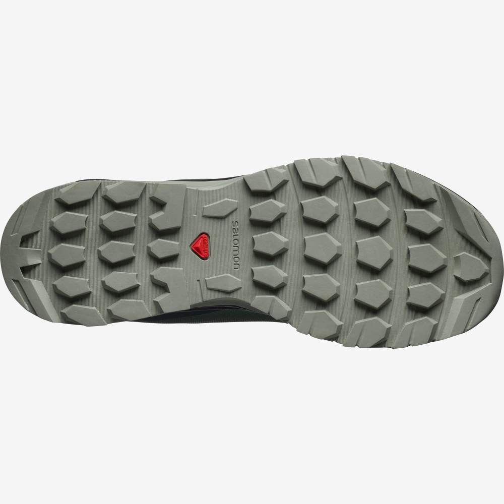 Green Grey Salomon Vaya Women's Hiking Shoes | 582903DZL