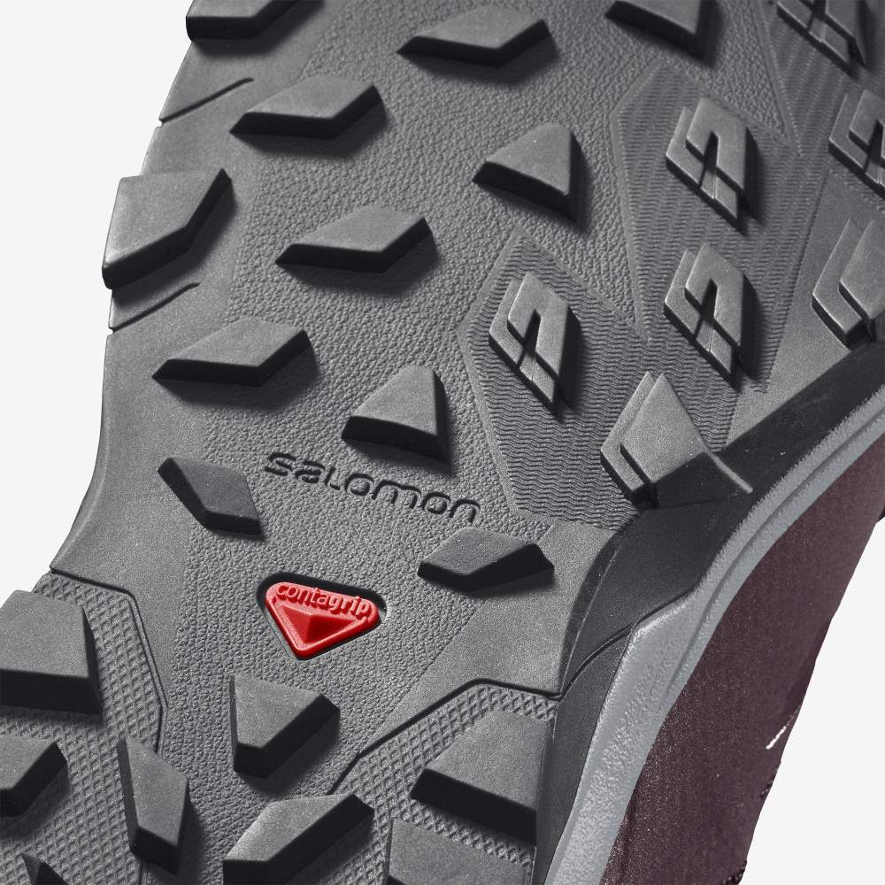 Green Salomon Outline Women's Hiking Shoes | 934721TBD