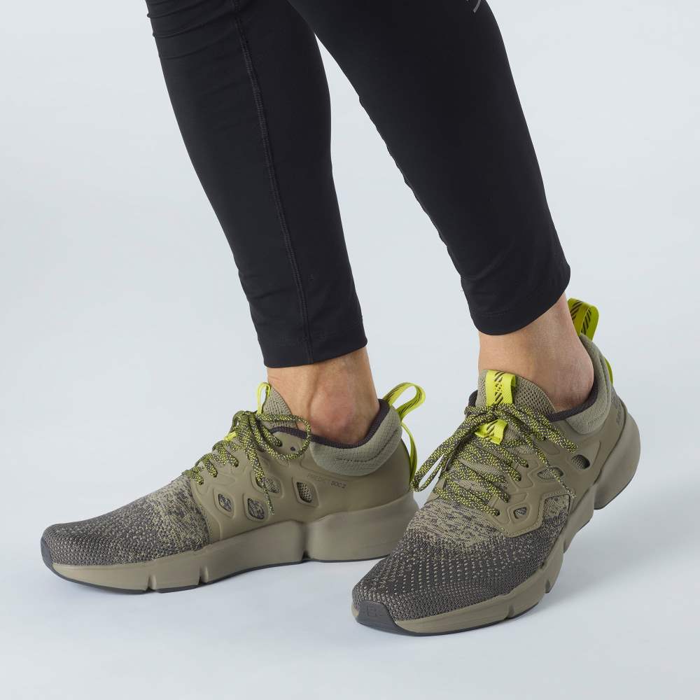 Green Salomon Predict Soc 2 Men's Running Shoes | 143726UYS