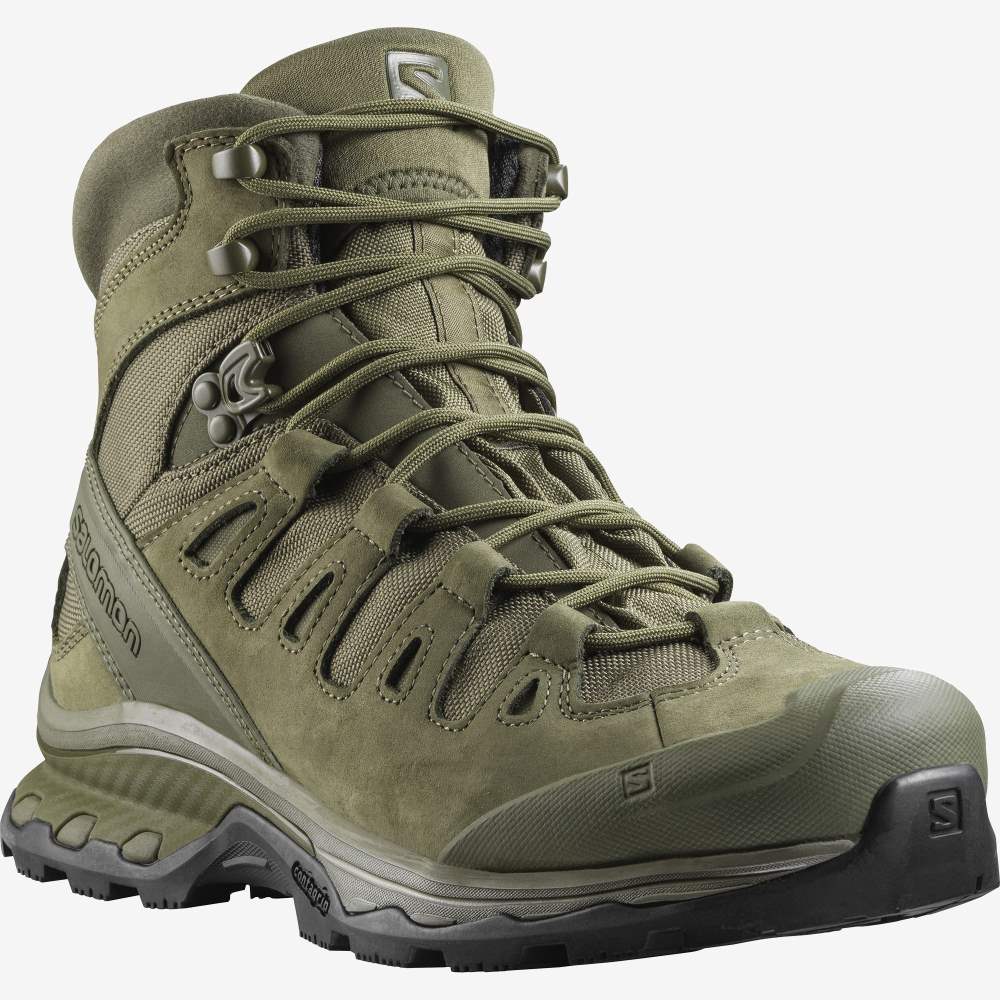 Green Salomon Quest 4d Forces 2 Men's Trail Running Shoes | 853906SAT