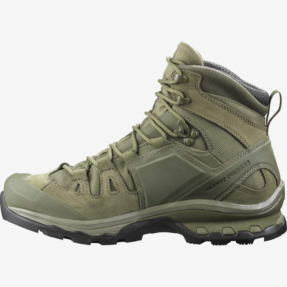 Green Salomon Quest 4d Forces 2 Men's Trail Running Shoes | 853906SAT