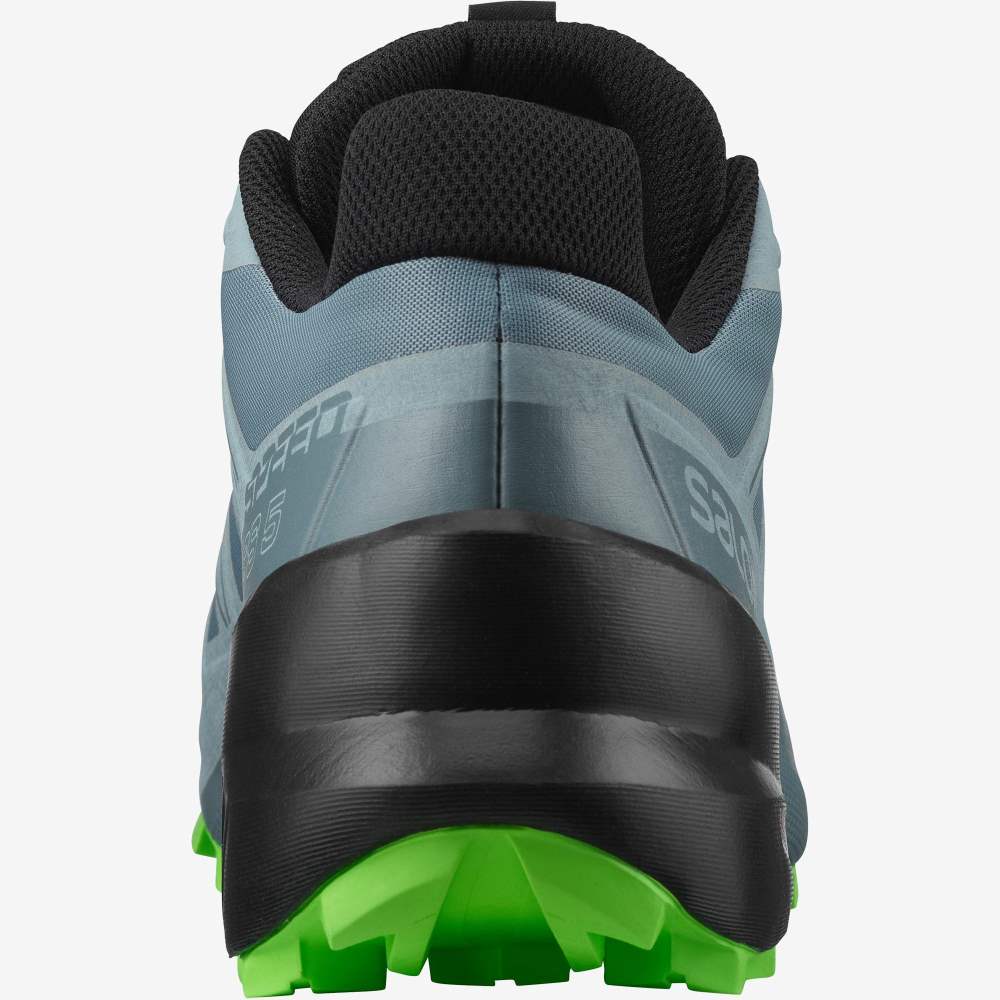 Green Salomon Speedcross 5 Men's Trail Running Shoes | 064157OWA