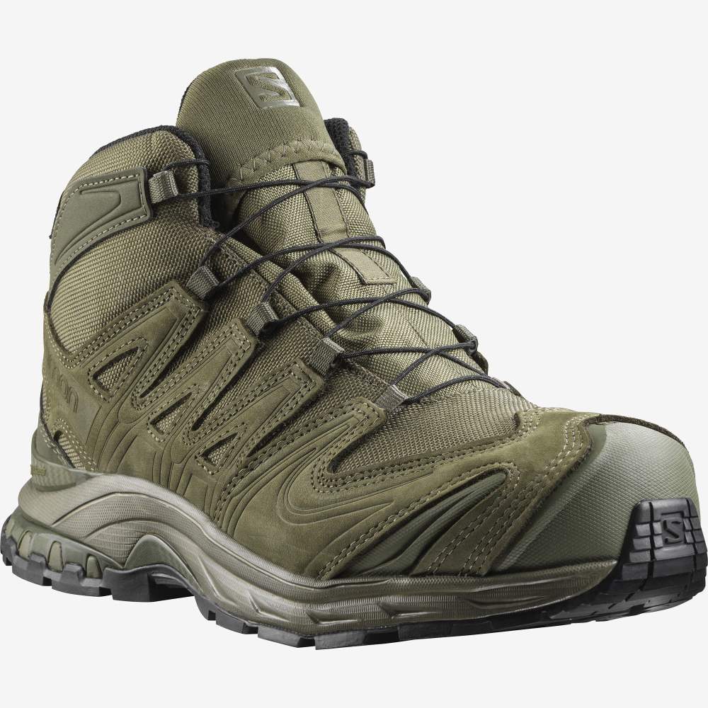 Green Salomon Xa Forces Mid Women's Trail Running Shoes | 342768UAW