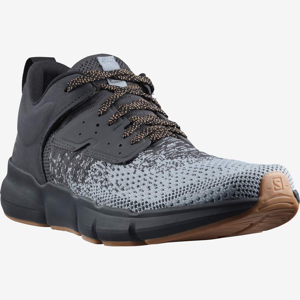 Grey Blue Salomon Predict Soc Men's Running Shoes | 548301STP