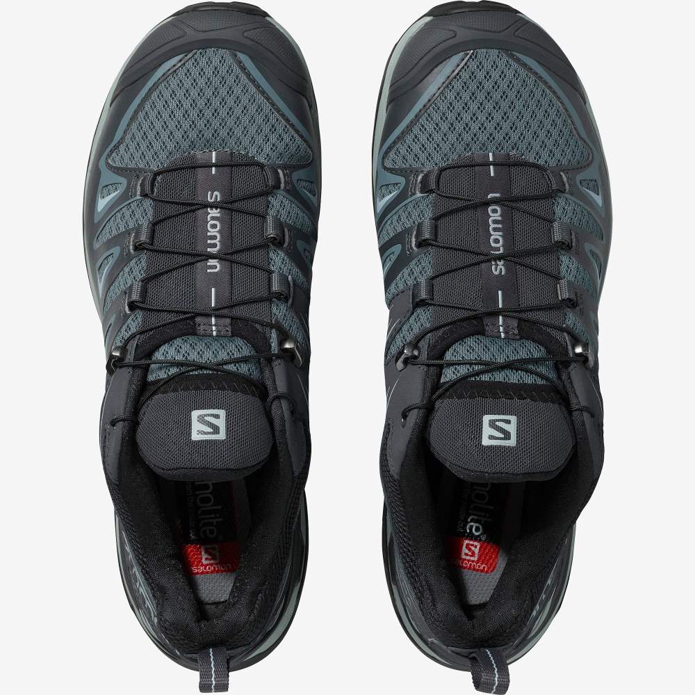Grey Blue Salomon X Ultra 3 Women's Hiking Shoes | 630945MTO