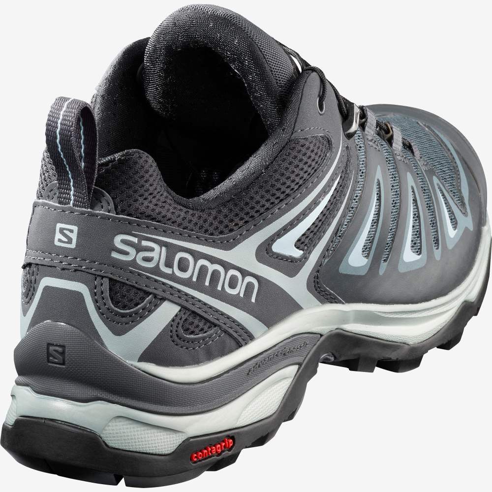 Grey Blue Salomon X Ultra 3 Women's Hiking Shoes | 630945MTO