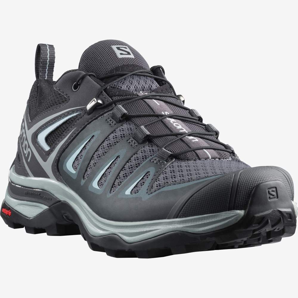 Grey Blue Salomon X Ultra 3 Women's Hiking Shoes | 630945MTO