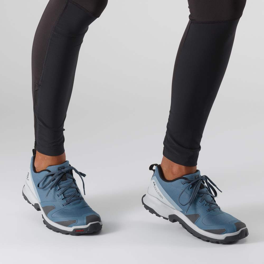 Grey Blue Salomon Xa Collider W Women's Hiking Shoes | 958673ACS