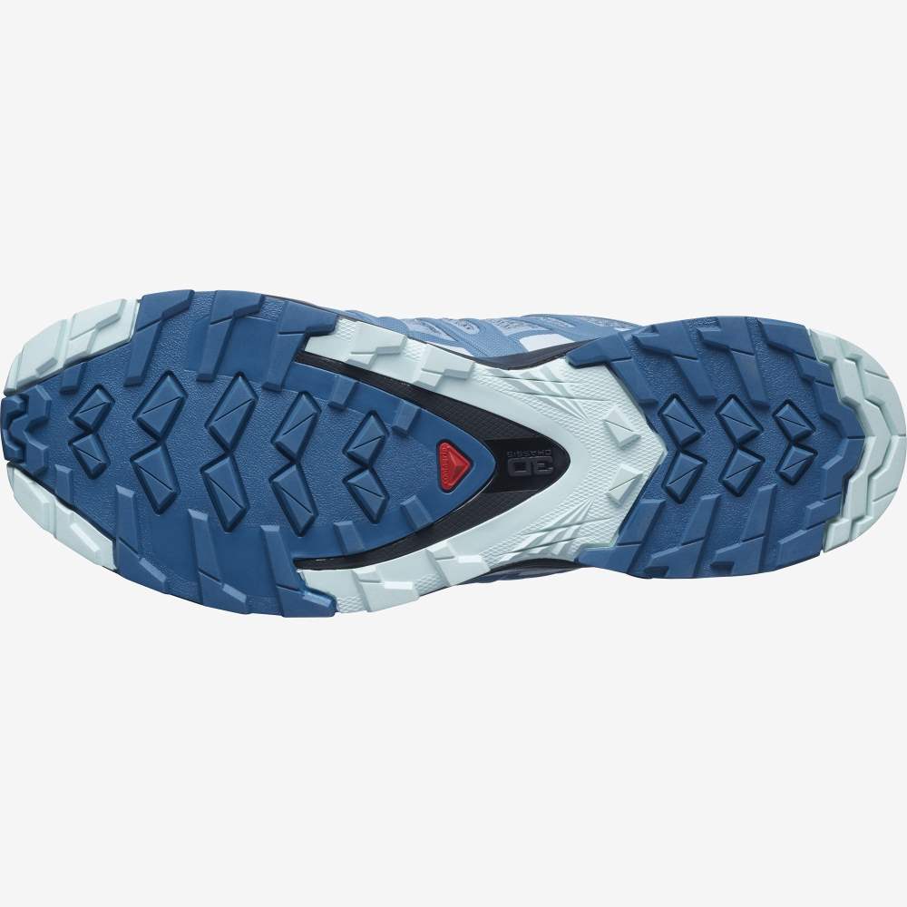 Grey Blue Salomon Xa Pro 3d V8 Women's Hiking Shoes | 023971YZO
