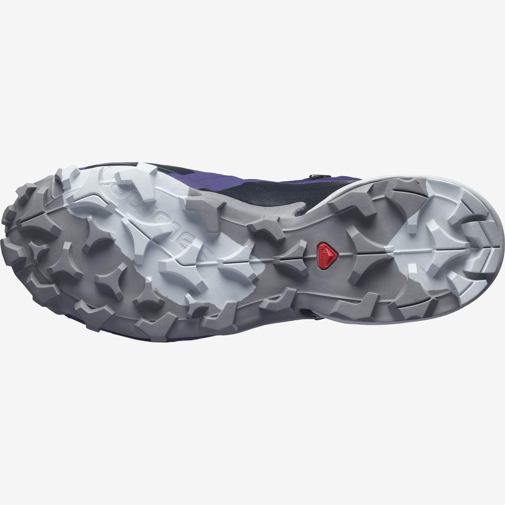 Grey Royal Salomon Cross Hike Mid Gore-Tex Women's Hiking Shoes | 074289FVL