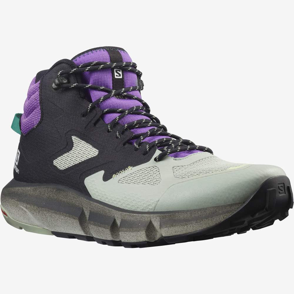 Grey Royal Salomon Predict Hike Mid Gore-Tex Men's Hiking Shoes | 901276MKV