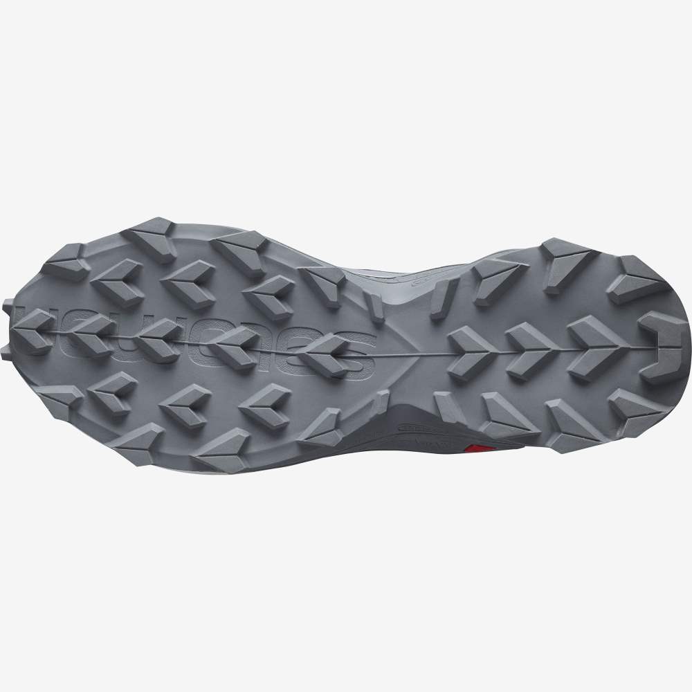Grey Salomon Supercross 3 Men's Trail Running Shoes | 170536GFM