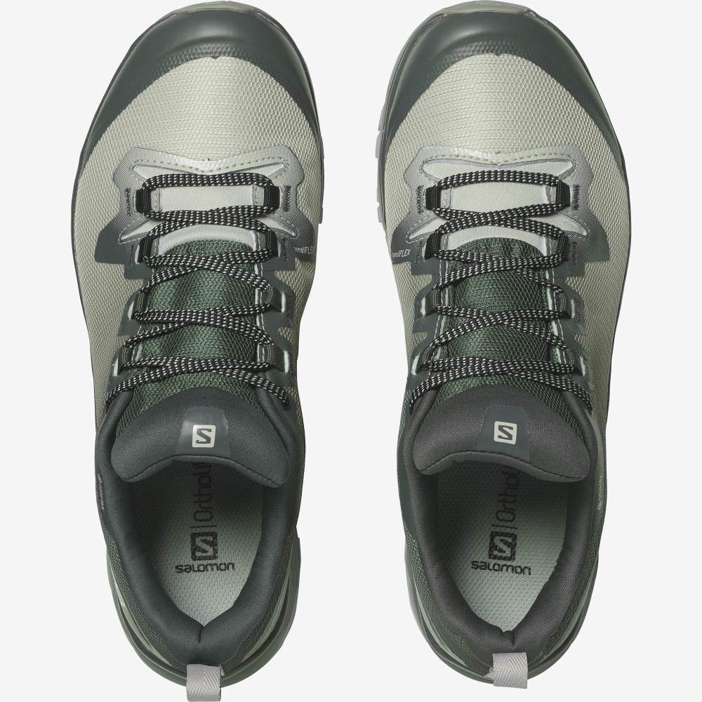 Grey Salomon Vaya Gore-Tex Women's Hiking Shoes | 263105WXL