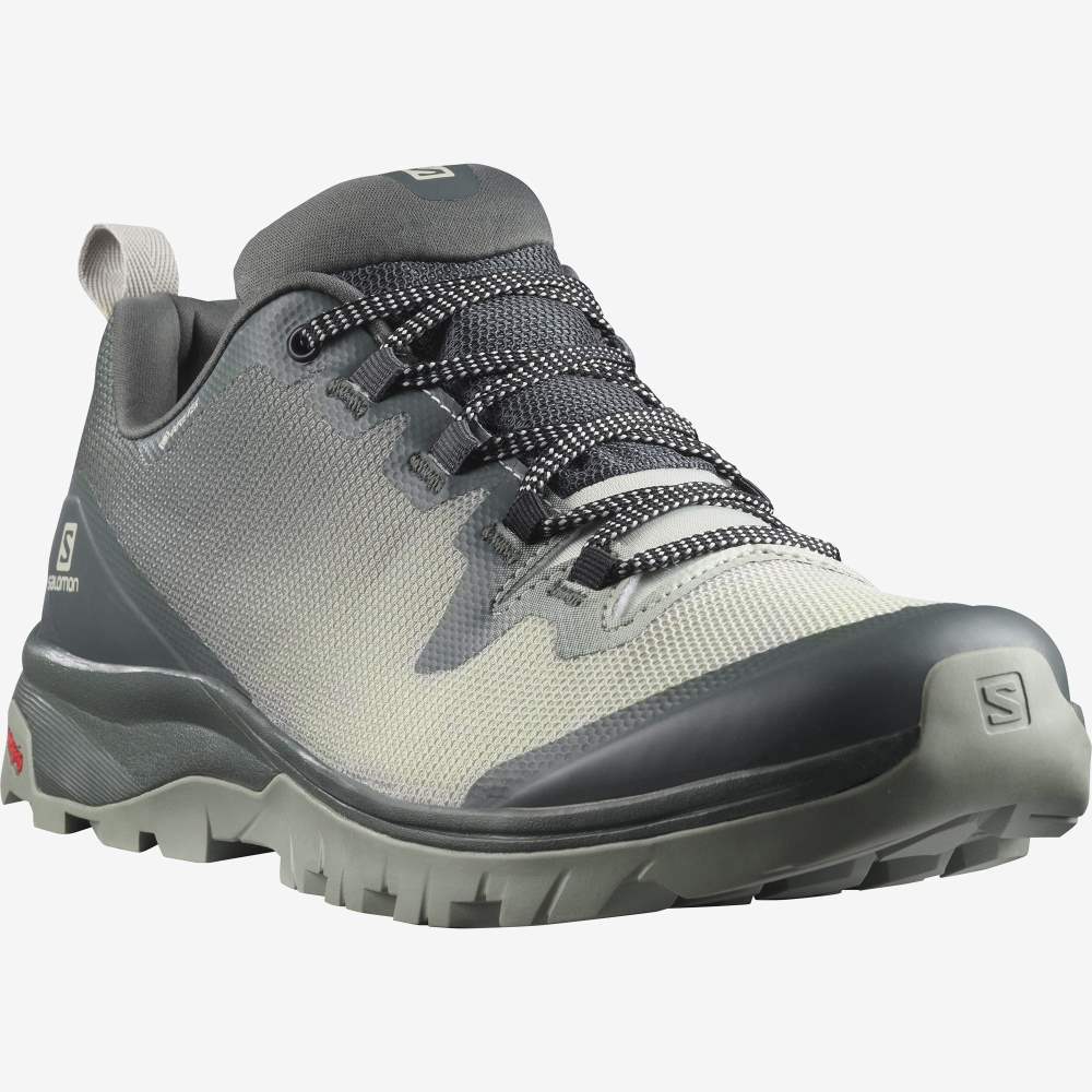 Grey Salomon Vaya Gore-Tex Women's Hiking Shoes | 263105WXL