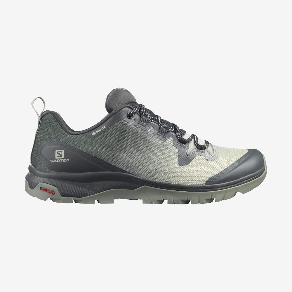 Grey Salomon Vaya Gore-Tex Women\'s Hiking Shoes | 263105WXL