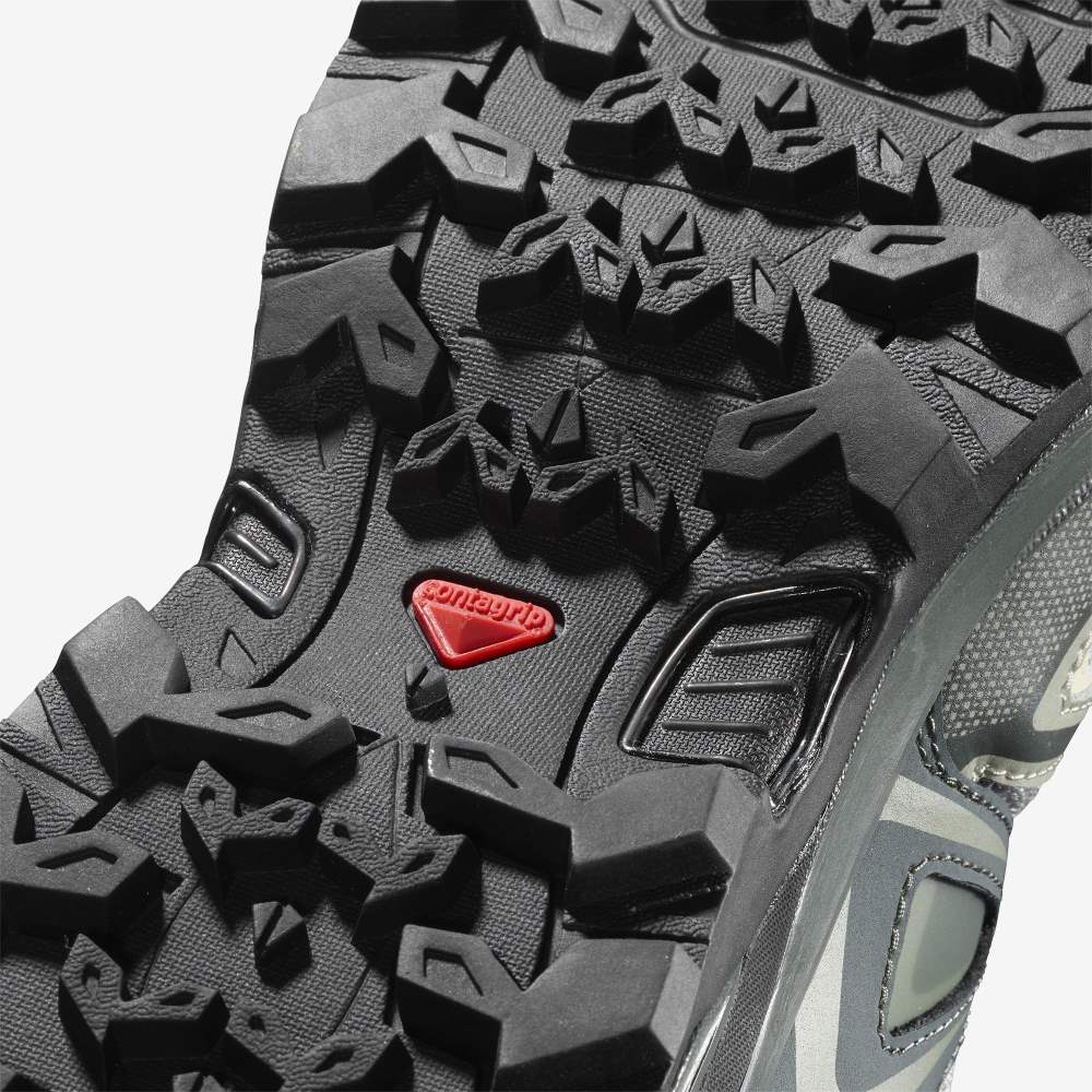 Grey Salomon X Ultra Mid 3 Aero Women's Hiking Shoes | 358961SJR